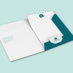 Presentatiemappen - staand met flappen rechts